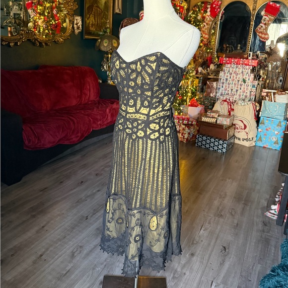 betsey johnson black strapless dress Betsey Johnson